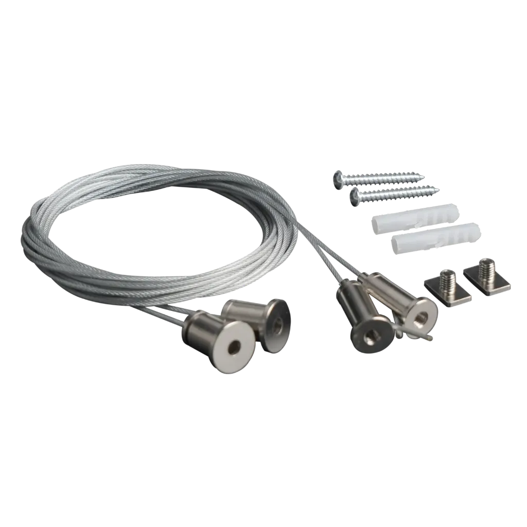 Infinite Lights Pendant Suspension Kit – 2M Steel Cable