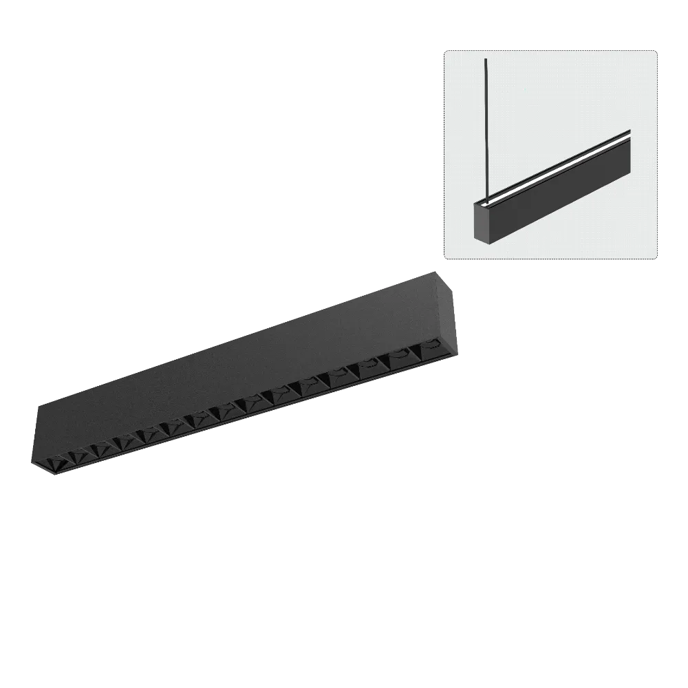 Linear Lights Luminaire – Grating Diffuser & 3 CCT Tunable